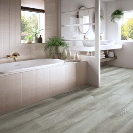 PREMIUM ASH GREY OAK 7.5MM SPC CLICK LVT 1220X229MM - INC 1.5MM UNDERLAY