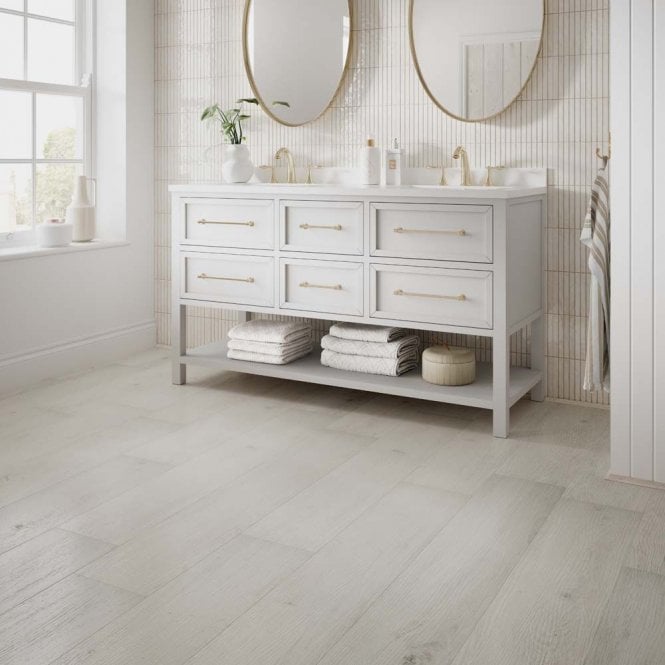 PREMIUM LIMED OAK 7.5MM SPC CLICK LVT 1220X229MM -INC 1.5MM UNDERLAY