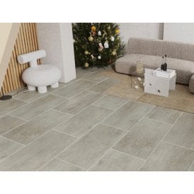 BEIGE STONE PRE-GROUTED 7MM SPC CLICK 900X470MM (INC 1MM UNDERLAY)