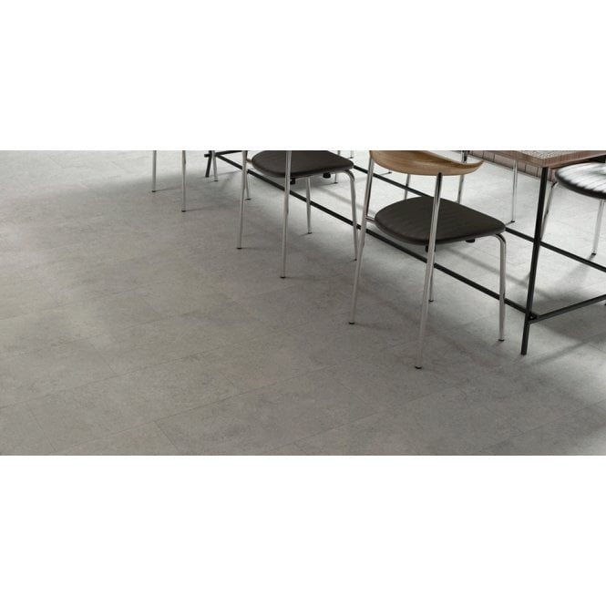RIGID CORE LIGHT GREY STONE 6mm SPC CLICK VINYL 610mmx305mm (inc. 1mm Underlay)